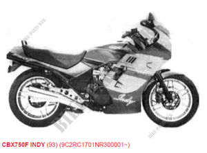 750 CBX 1993 CBX750F_93_INDY