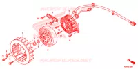 DISPOSITIVO DE PARTIDA DO GERADOR DE CA  para Honda BEAT 110 CBS 2018