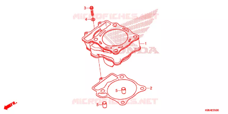 CILINDRO Honda MOTO 250 CRF 2018  CRF250RJ