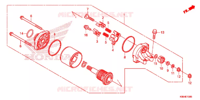 MOTOR ARRAQUE Honda MOTO 250 CRF 2018  CRF250RJ