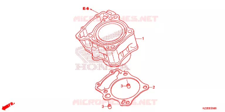 CILINDRO Honda MOTO 250 CRF 2018  CRF250RLJ