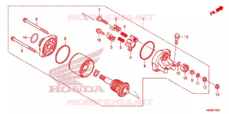 MOTOR ARRAQUE Honda MOTO 250 CRF 2018  CRF250RJ