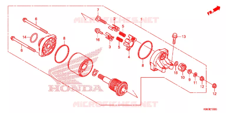 MOTOR ARRAQUE Honda MOTO 250 CRF 2018  CRF250RJ