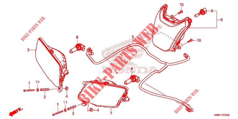FAROL para Honda FOURTRAX 500 RUBICON DCT 2018