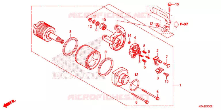 MOTOR ARRANQUE Honda MOTO 300 CBF 2019  CBF300NAJ