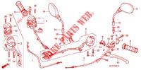 MANETE/INTERRUPTOR/CABO para Honda CBR 125 2007