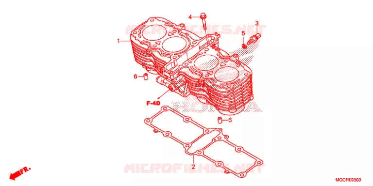 CILINDRO Honda MOTO 1100 CB 2018  CB1100NAJ_J