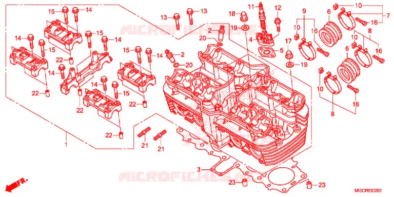 CILINDRO/CABECA MOTOR Honda MOTO 1100 CB 2018  CB1100NAJ