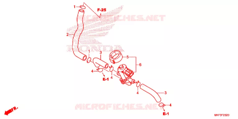 VALVULA DE CONTROLE DE INJECAO DE AR Honda MOTO 1000 CBR 2018  CBR1000RAJ