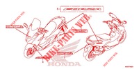 EMBLEMA/FAIXA (NSS125ADK) para Honda FORZA 125 2020