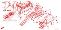 TAMPA FRENTE/FILTRO AR para Honda SH 300 I ABS STANDARD -E- 2018