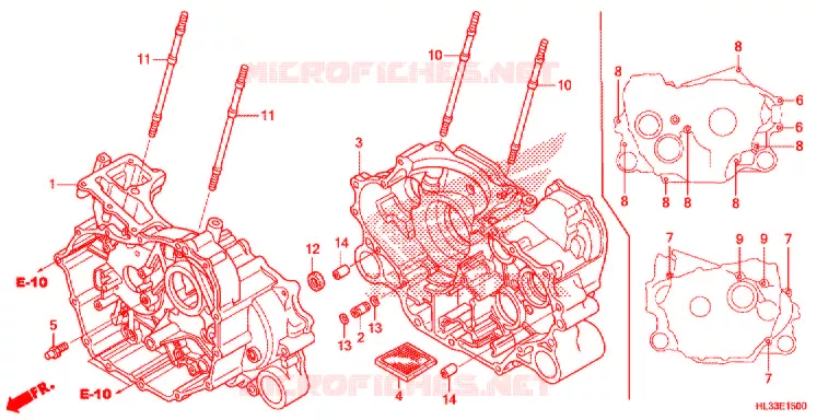 CARTER/BOMBA OLEO Honda ATV 700 PIONEER 2018  SXS700M2PJ