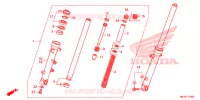 FORQUILHA FRENTE para Honda NC 750 X ABS 2018
