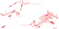 POUSA PES/PEDAL para Honda NC 750 X ABS 2018