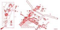PUNHO GUIADOR/PONTE SUPERIOR/ COLUNA DIRECCAO (XR190CT) para Honda XR 190 2018