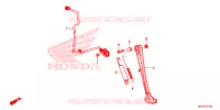 DESCANCO LATERAL para Honda AFRICA TWIN 1000 ADVENTURE DCT 2018