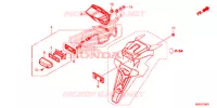 LUZ TRASEIRA/LUZ MATRICULA para Honda AFRICA TWIN 1000 ADVENTURE DCT 2018