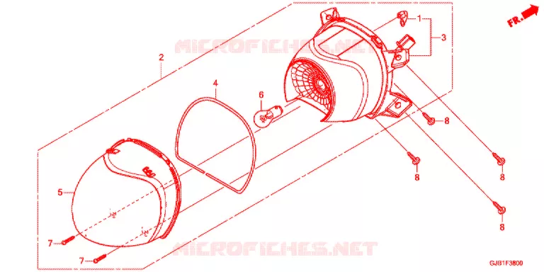 LUZ TRASEIRA/LUZ MATRICULA Honda SCOOTER 50 GIORNO 2020  NCW50J