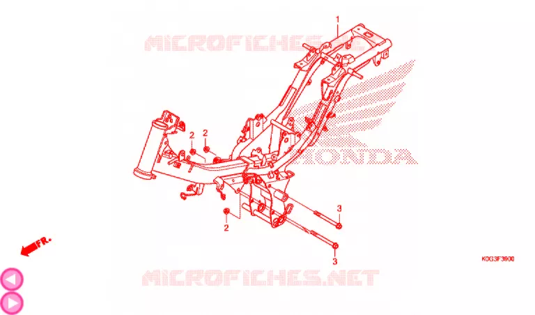 CORPO QUADRO Honda MOTO 125 CUB 2020  C125AK