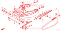 BRACO OSCILANTE/CORPO CORRENTE para Honda CB 650 F ABS RED 2018