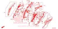 COBERTURA VENTOINHA/RESGUARDO para Honda CB 650 F ABS RED 2018