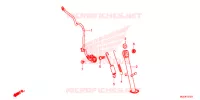 DESCANCO LATERAL para Honda CB 650 F ABS RED 2018