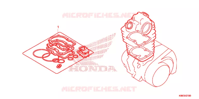 KIT A JUNTAS Honda MOTO 250 CRF 2020  CRF250RK