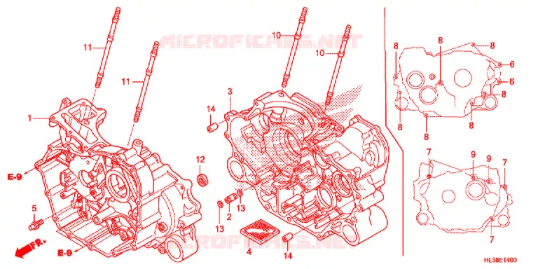 CARTER/BOMBA OLEO Honda ATV 700 PIONEER 2019  SXS700M2K