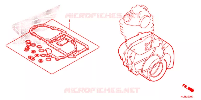 KIT B JUNTAS Honda ATV 700 PIONEER 2019  SXS700M2K