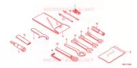 FERRAMENTAS/CAIXA DE BATERIA para Honda CB 1100 SPECIAL EDITION UP HANDELBAR 2011