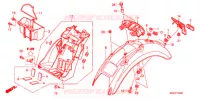 GUARDA LAMAS TRASEIRO para Honda CB 1100 SPECIAL EDITION UP HANDELBAR 2011