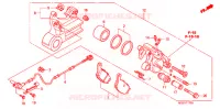 PINCA TRAVAO TRASEIRO para Honda CB 1100 SPECIAL EDITION UP HANDELBAR 2011