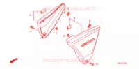 TAMPA LATERAL para Honda CB 1100 SPECIAL EDITION UP HANDELBAR 2011
