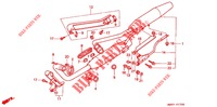SILENCIADOR ESCAPE(2) para Honda STEED 400 VSE With speed warning light, Wide handle 1997