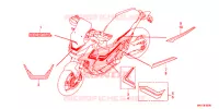 EMBLEMA/FAIXA para Honda X ADV 750 L 2019