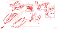 TAMPA LATERAL/CARENAGEM TRASEIRA para Honda X ADV 750 L 2019