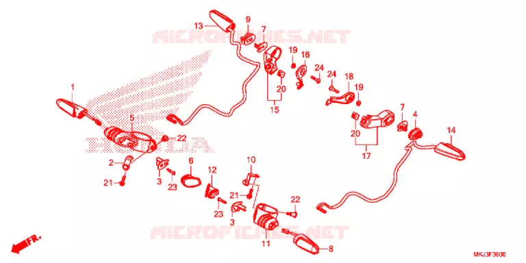 FAROLIM PISCA Honda MOTO 1000 CB 2020  CB1000RAK