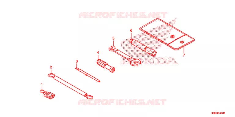 FERRAMENTAS/CAIXA DE BATERIA Honda SCOOTER 125 PCX 2018  WW125J