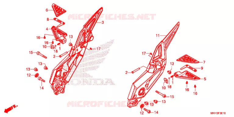 AMORTECEDOR TRASEIRO/ ESTRIBO ASSENTO TRAS. Honda MOTO 750 ADV 2020  ADV750K