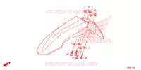 GUARDA LAMAS FRENTE para Honda CRF 250 F 2020