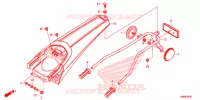 GUARDA LAMAS TRASEIRO para Honda CRF 250 F 2020