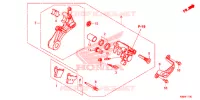 PINCA TRAVAO TRASEIRO para Honda CRF 250 F 2020
