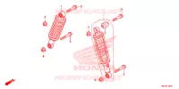 AMORTECEDOR DIANTEIRO para Honda FOURTRAX 420 RANCHER 4X4 AT IRS EPS ESP 2020
