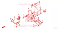 BRACO TRASEIRO para Honda FOURTRAX 420 RANCHER 4X4 AT IRS EPS ESP 2020