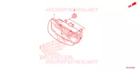 LUZ TRASEIRA para Honda FOURTRAX 420 RANCHER 4X4 AT IRS EPS ESP 2020