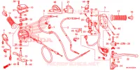 MANETE/INTERRUPTOR/CABO para Honda FOURTRAX 420 RANCHER 4X4 AT IRS EPS ESP 2020