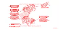 MARCA para Honda FOURTRAX 420 RANCHER 4X4 AT IRS EPS ESP 2020