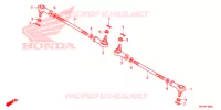 PONTEIRA DIRECCAO para Honda FOURTRAX 420 RANCHER 4X4 AT IRS EPS ESP 2020