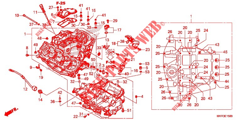 CARTER para Honda CBR 1000 RR SP BREMBO 2021