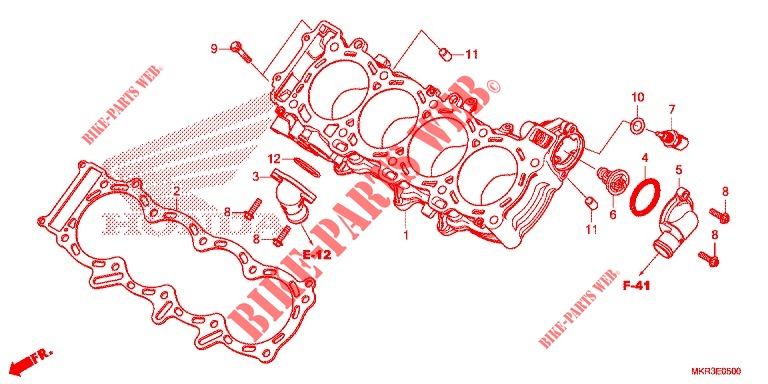 CILINDRO para Honda CBR 1000 RR 2020